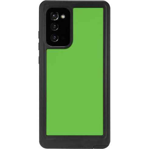 Green Solid Galaxy Note20 5G Waterproof Case