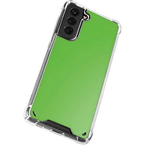 Green Solid Galaxy S21 Plus 5G Clear Case