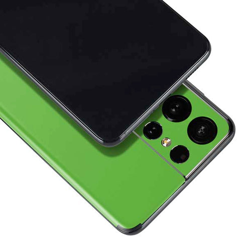 Green Solid Galaxy S21 Ultra 5G Skin