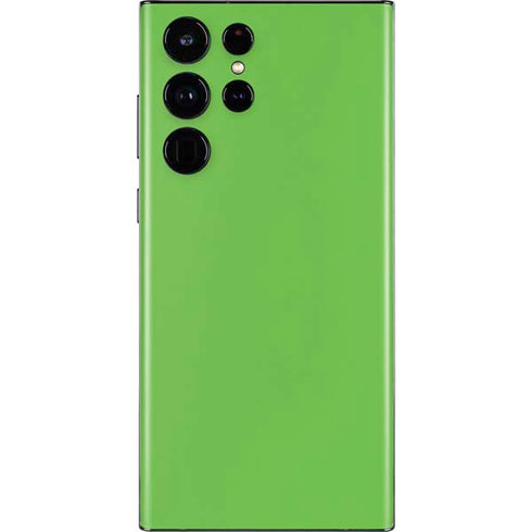 Green Solid Galaxy S22 Ultra Skin