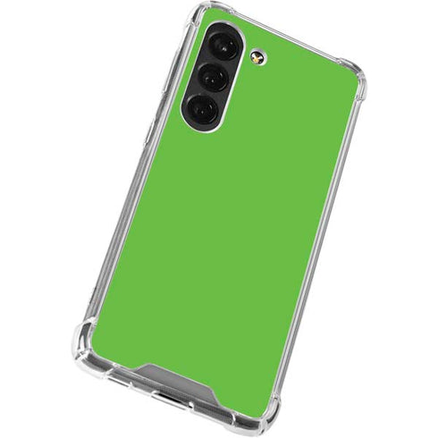 Green Solid Galaxy S23 Clear Case