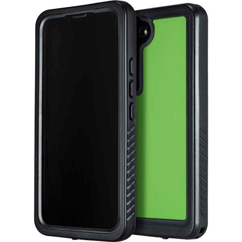 Green Solid Galaxy S23 Plus Waterproof Case