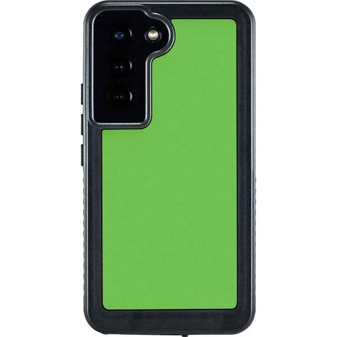 Green Solid Galaxy S23 Waterproof Case