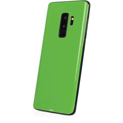 Green Solid Galaxy S9 Plus Skin