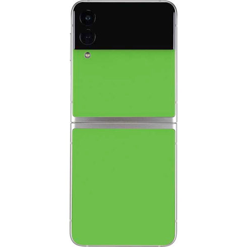 Green Solid Galaxy Z Flip3 5G Skin