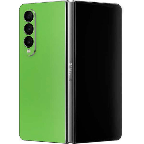 Green Solid Galaxy Z Fold4 5G Skin