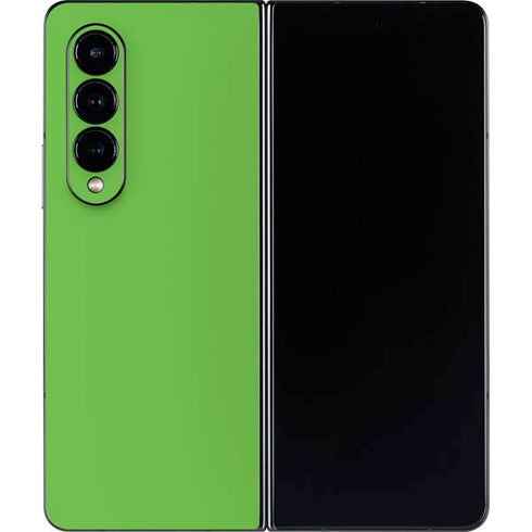 Green Solid Galaxy Z Fold4 5G Skin