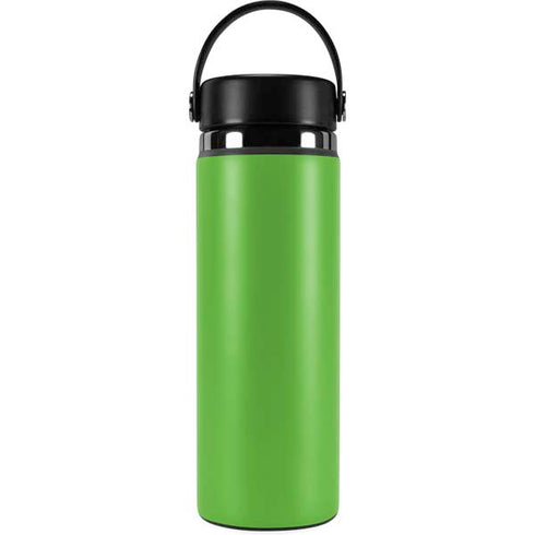 Green Solid Hydro Flask 20oz Wide Mouth Skin