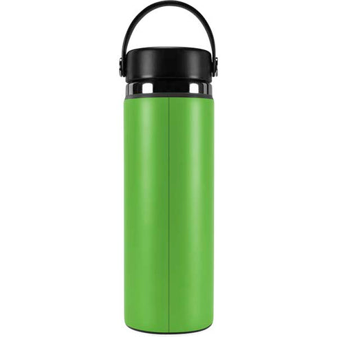 Green Solid Hydro Flask 20oz Wide Mouth Skin