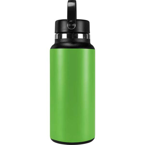 Green Solid Hydro Flask 32oz Wide Mouth Skin