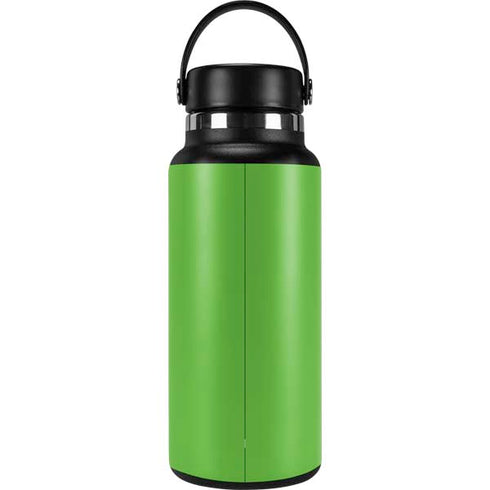 Green Solid Hydro Flask 32oz Wide Mouth Skin