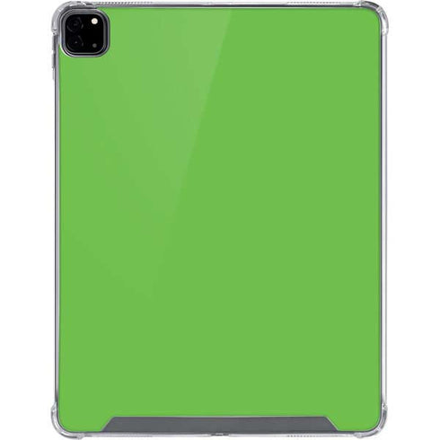 Green Solid iPad Pro 12.9in (2020) Clear Case