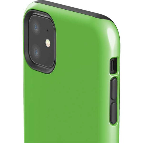 Green Solid iPhone 11 Impact Case