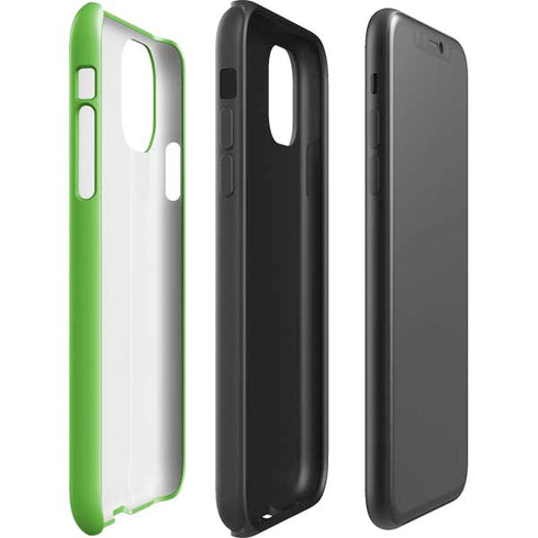 Green Solid iPhone 11 Impact Case