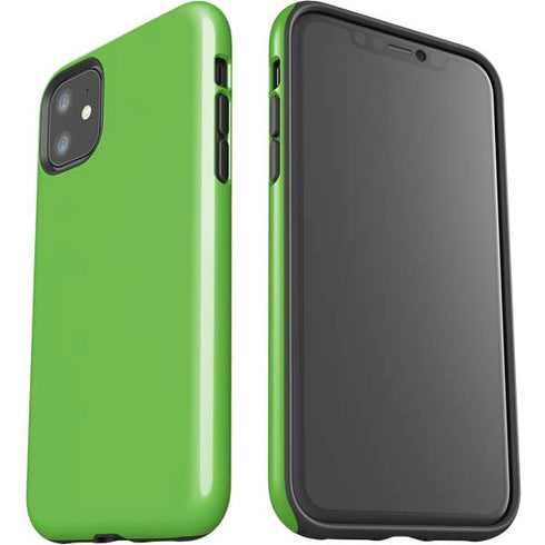 Green Solid iPhone 11 Impact Case