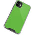 Green Solid iPhone 12 Clear Case