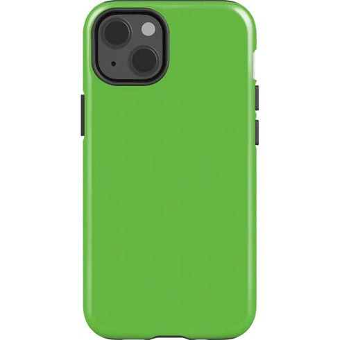 Green Solid iPhone 13 Impact Case