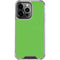 Green Solid iPhone 14 Pro Clear Case
