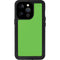 Green Solid iPhone 14 Pro Waterproof Case