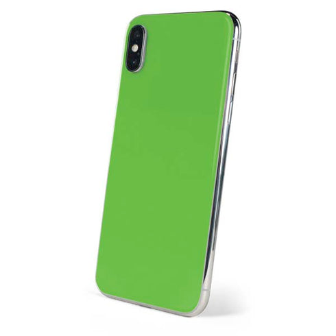 Green Solid iPhone X Skin