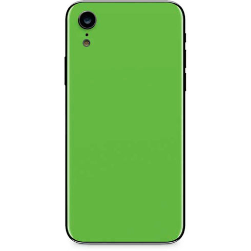Green Solid iPhone XR Skin
