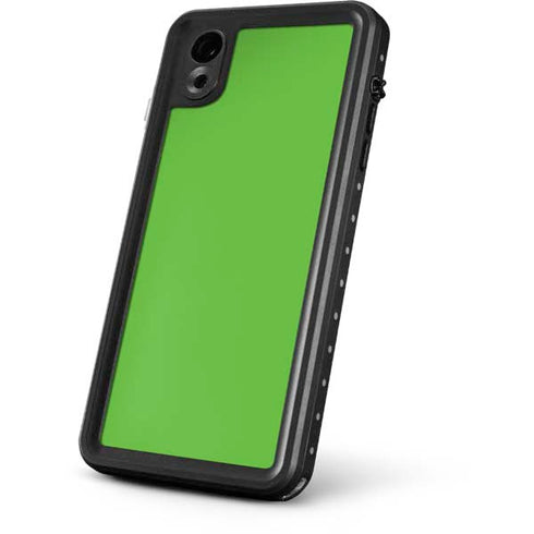 Green Solid iPhone XR Waterproof Case