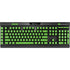 Green Solid K95 RGB PLATINUM Mechanical Gaming Keyboard Skin
