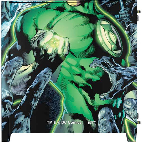 DC Comics Green Lantern Blackest Night, Vol 1 Cover by Ivan Reis Corsair 4000D Tempered Glass Mid-Tower ATX Case Skin