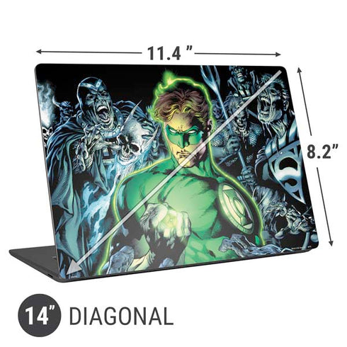 DC Comics Green Lantern Blackest Night, Vol 1 Cover by Ivan Reis Universal Laptop 14in (11.4 x 8.2in) Skin
