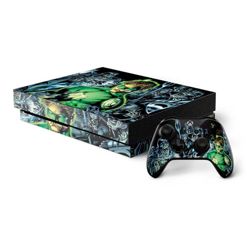 DC Comics Green Lantern Blackest Night, Vol 1 Cover by Ivan Reis Xbox One X Bundle Skin