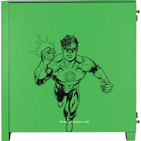 DC Comics Green Lantern Comic Pop Corsair 4000D Tempered Glass Mid-Tower ATX Case Skin