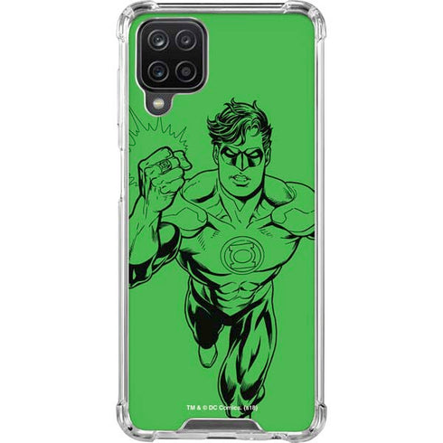 DC Comics Green Lantern Comic Pop Galaxy A12 Clear Case