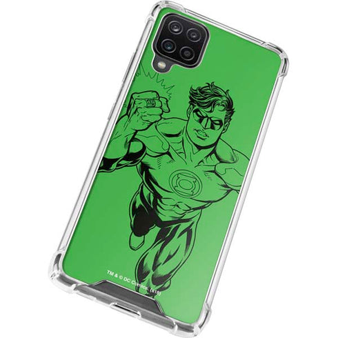 DC Comics Green Lantern Comic Pop Galaxy A12 Clear Case