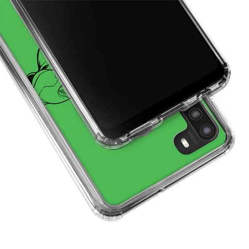 DC Comics Green Lantern Comic Pop Galaxy A21 Clear Case