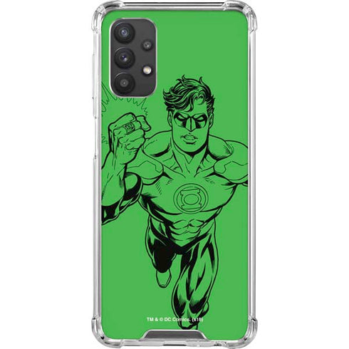 DC Comics Green Lantern Comic Pop Galaxy A32 5G Clear Case