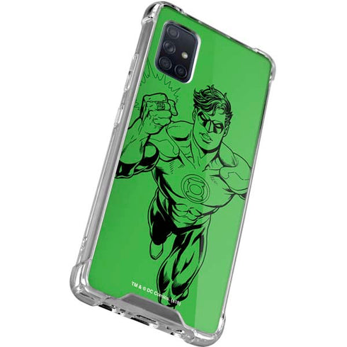 DC Comics Green Lantern Comic Pop Galaxy A71 5G Clear Case