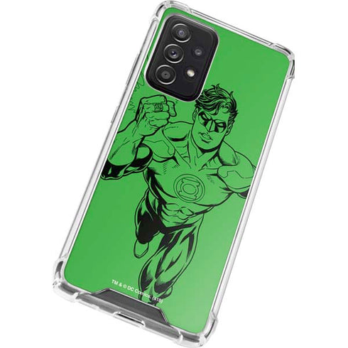 DC Comics Green Lantern Comic Pop Galaxy A72 5G Clear Case