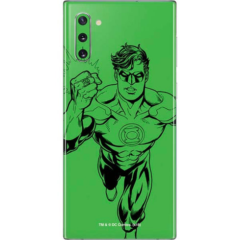 DC Comics Green Lantern Comic Pop Galaxy Note 10 Skin