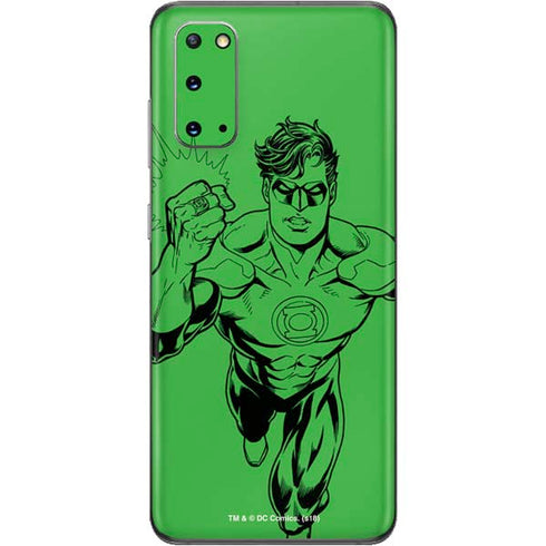 DC Comics Green Lantern Comic Pop Galaxy S20 Skin