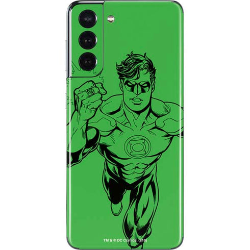DC Comics Green Lantern Comic Pop Galaxy S21 5G Skin