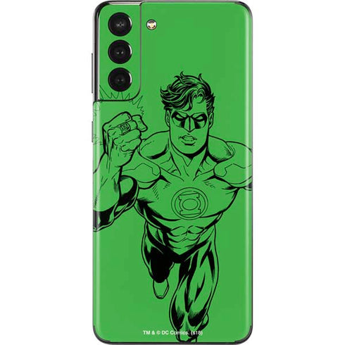 DC Comics Green Lantern Comic Pop Galaxy S21 Plus 5G Skin
