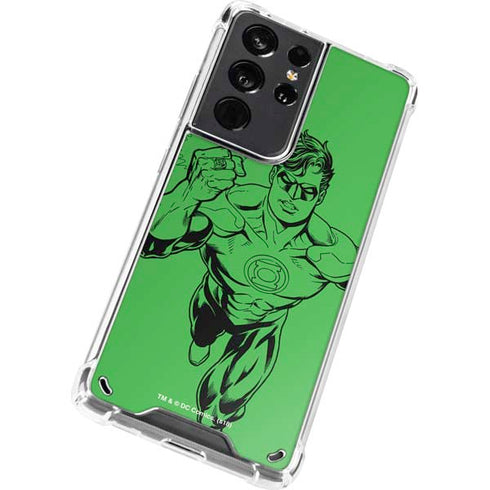 DC Comics Green Lantern Comic Pop Galaxy S21 Ultra 5G Clear Case