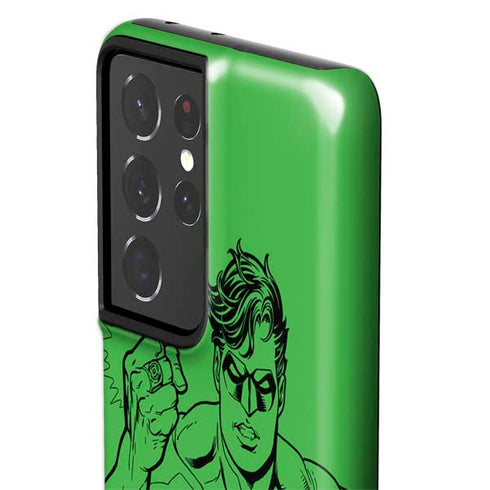 DC Comics Green Lantern Comic Pop Galaxy S21 Ultra 5G Pro Case