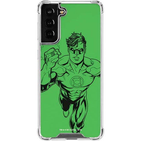 DC Comics Green Lantern Comic Pop Galaxy S22 Plus Clear Case