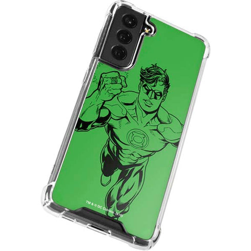 DC Comics Green Lantern Comic Pop Galaxy S22 Plus Clear Case