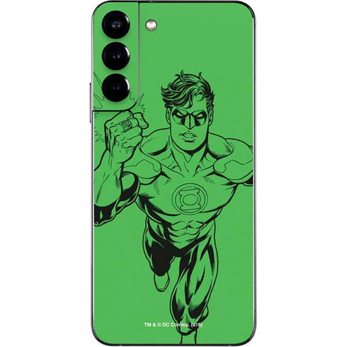 DC Comics Green Lantern Comic Pop Galaxy S22 Plus Skin