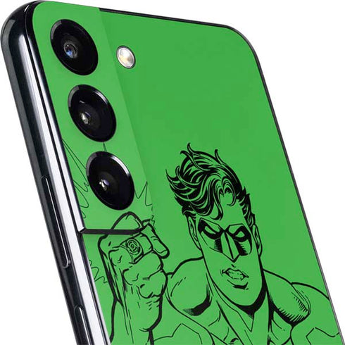 DC Comics Green Lantern Comic Pop Galaxy S22 Plus Skin