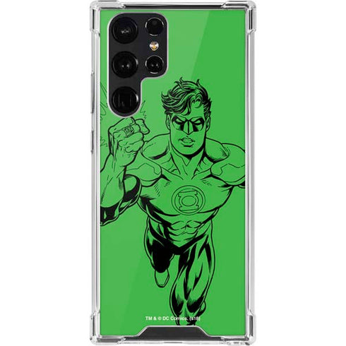 DC Comics Green Lantern Comic Pop Galaxy S22 Ultra Clear Case