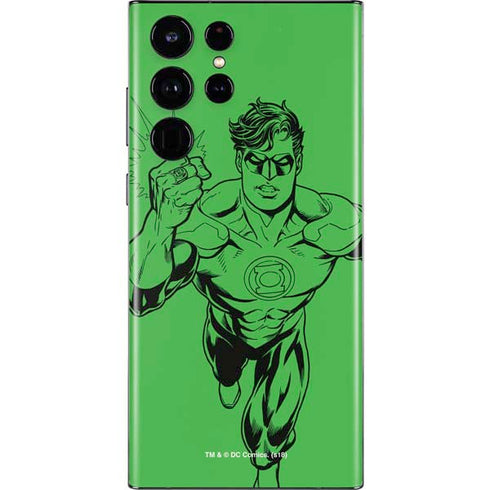 DC Comics Green Lantern Comic Pop Galaxy S22 Ultra Skin