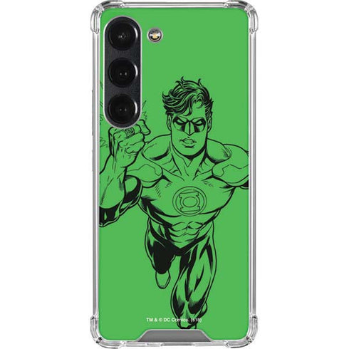 DC Comics Green Lantern Comic Pop Galaxy S23 Clear Case